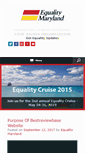 Mobile Screenshot of equalitymaryland.org